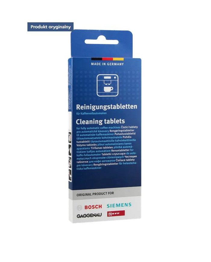 TABLETKI CZYSZCZĄCE SIEMENS/BOSCH 10SZT