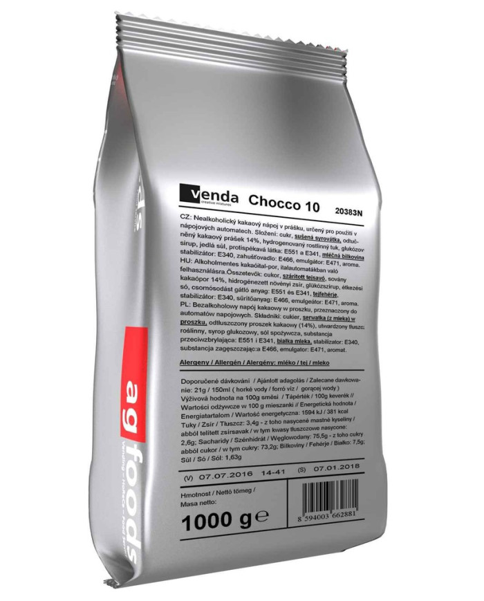 CZEKOLADA DO VENDINGU AGFOODS 1KG
