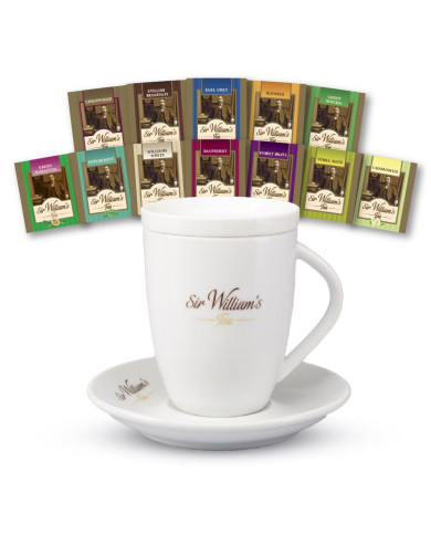 Zestaw Porcelanowy Sir William's Tea & 12 Herbat