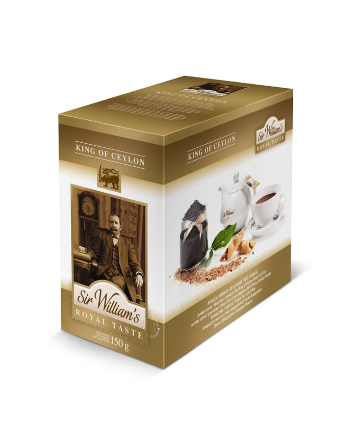 Czarna Herbata Sir William's Royal King of Ceylon 50 Saszetek