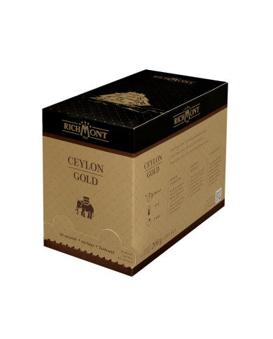 Czarna Herbata Richmont Ceylon Gold 50 Saszetek Czarna Herbata Richmont Ceylon Gold 50 Saszetek