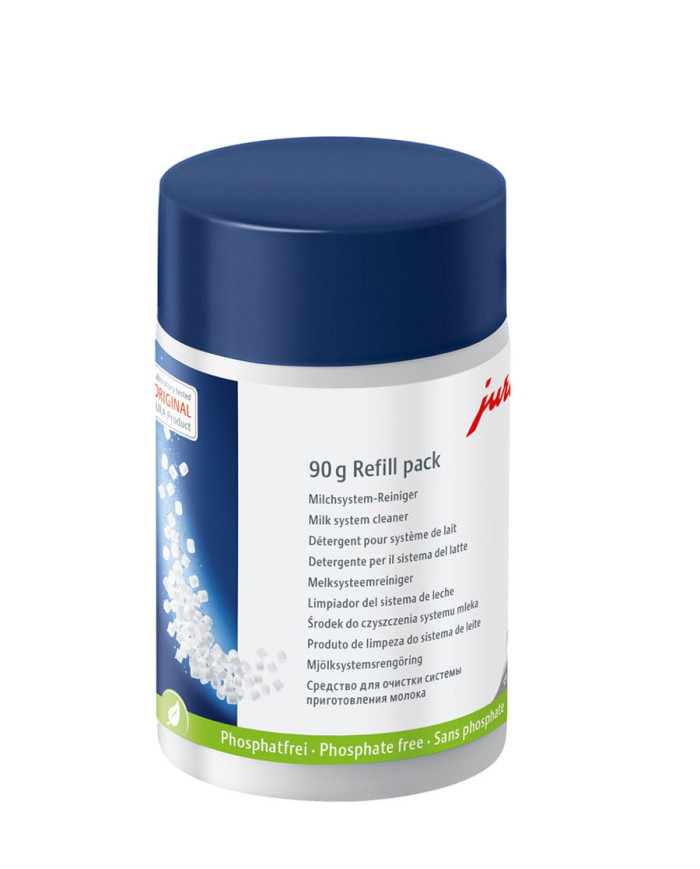 JURA ŚRODEK DO CZYSZCZENIA SYSTEMU MLEKA MINITABLETKI 90g OPAKOWANIE UZUPEŁNIAJĄCE