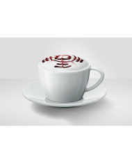 Zestaw porcelanowych filiżanek i spodków do cappuccino JURA