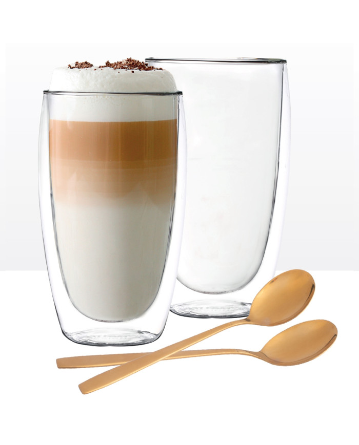 Zestaw Szklanek termicznych Altom 380 + Łyżeczki