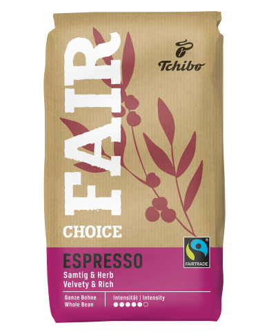 KAWA ZIARNISTA TCHIBO FAIR CHOICE ESPRESSO 1000g KAWA ZIARNISTA TCHIBO FAIR CHOICE ESPRESSO 1000g