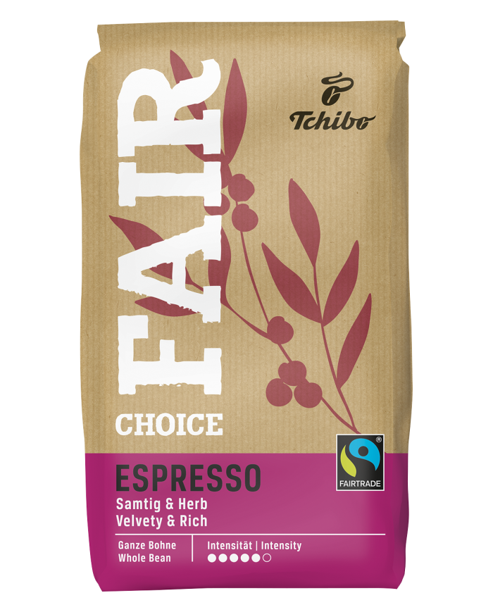 KAWA ZIARNISTA TCHIBO FAIR CHOICE ESPRESSO 1000g