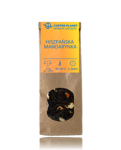 HERBATA LIŚCIASTA HISZPAŃSKA MANDARYNKA 50g HERBATA LIŚCIASTA HISZPAŃSKA MANDARYNKA 50g