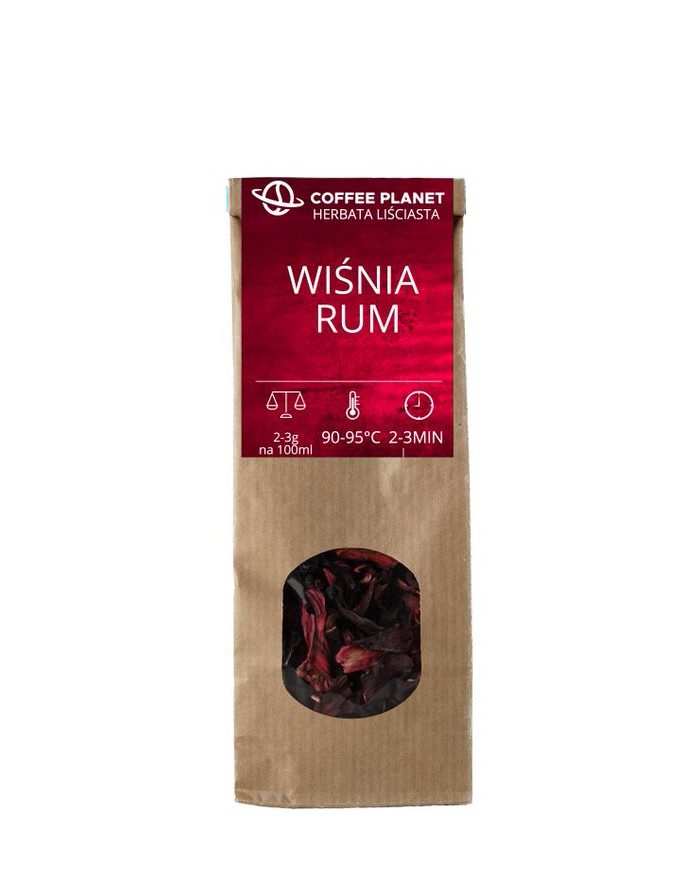 Herbata owocowa Wiśnia Rum 50g