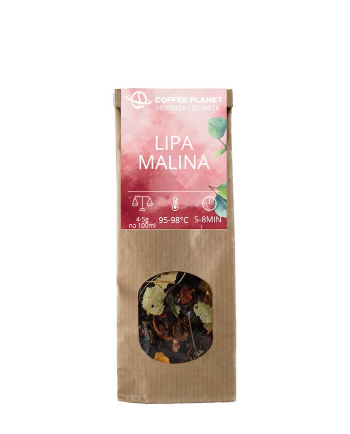 HERBATA LIŚCIASTA LIPA I MALINA 50g