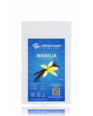 KAWA SMAKOWA ZIARNISTA 100g WANILIA KAWA SMAKOWA ZIARNISTA 100g WANILIA