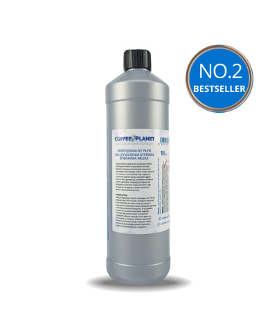 Profesjonalny płyn do czyszczenia systemu spieniania mleka COFFEE PLANET 1 L Profesjonalny płyn do czyszczenia systemu spieniania mleka COFFEE PLANET 1 L