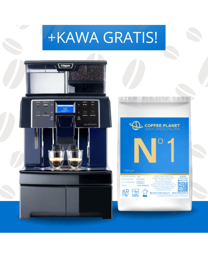 EKSPRES DO KAWY SAECO AULIKA  BLACK OFFICE EVO + GRATISY!