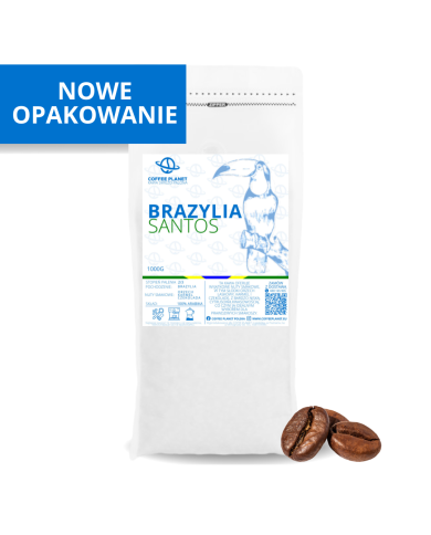 KAWA ŚWIEŻO PALONA BRAZYLIA  1KG KAWA ŚWIEŻO PALONA BRAZYLIA  1KG