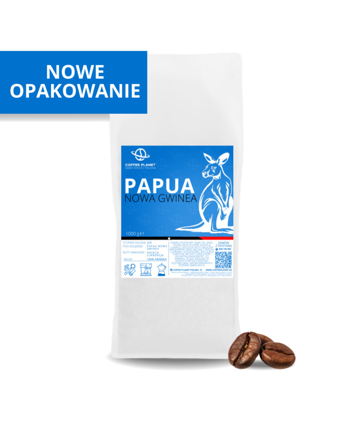 KAWA ŚWIEŻO PALONA PAPUA NOWA GWINEA 1KG