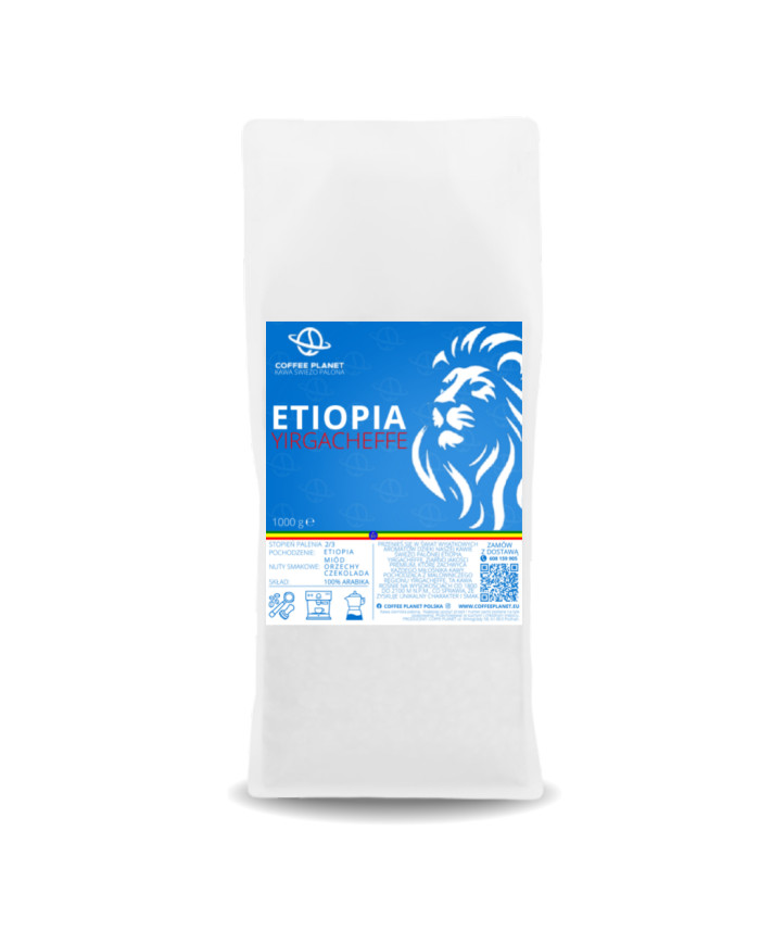 KAWA ŚWIEŻO PALONA ETIOPIA YIRGACHEFFE 1kg