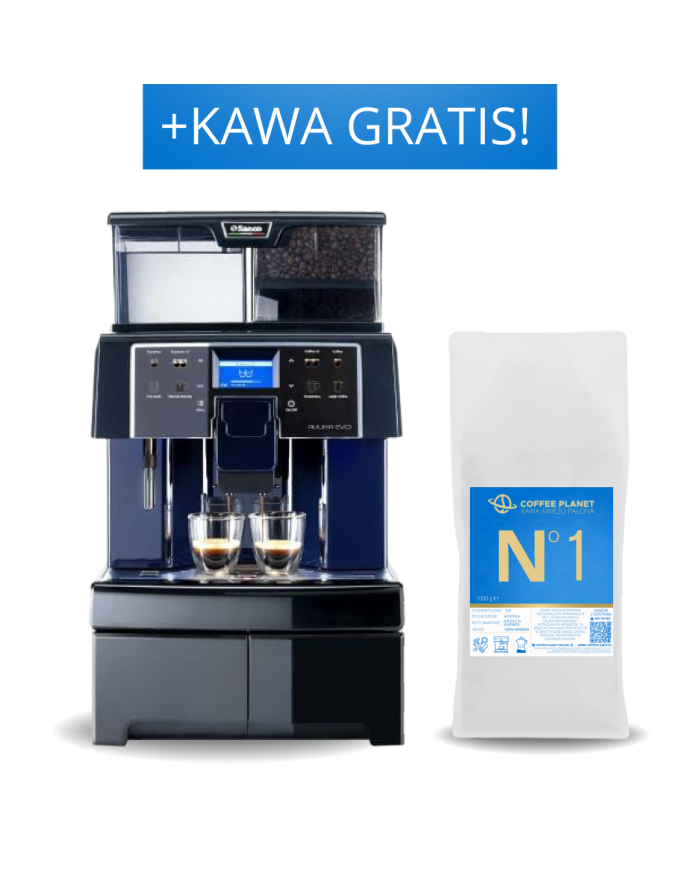 EKSPRES DO KAWY SAECO AULIKA  BLACK OFFICE EVO + GRATISY!