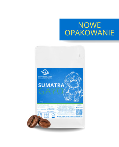 KAWA ŚWIEŻO PALONA SUMATRA 100% arabika 250g KAWA ŚWIEŻO PALONA SUMATRA 100% arabika 250g