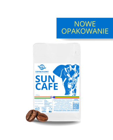 Kawa ziarnista świeżo palona Sun Cafe 250g Kawa ziarnista świeżo palona Sun Cafe 250g