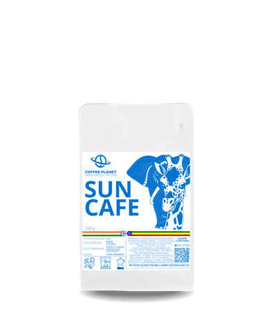Kawa ziarnista świeżo palona Sun Cafe 250g Kawa ziarnista świeżo palona Sun Cafe 250g