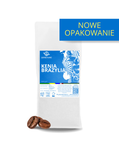 KAWA ŚWIEŻO PALONA KENIA/BRAZYLIA 1KG KAWA ŚWIEŻO PALONA KENIA/BRAZYLIA 1KG