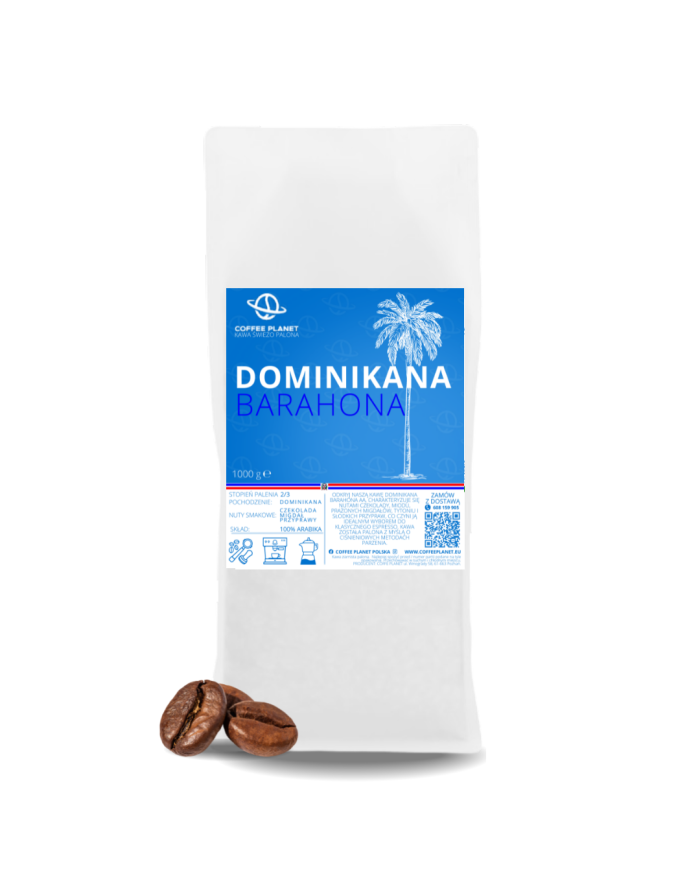 KAWA ŚWIEŻO PALONA DOMINIKANA 100% arabika 1KG