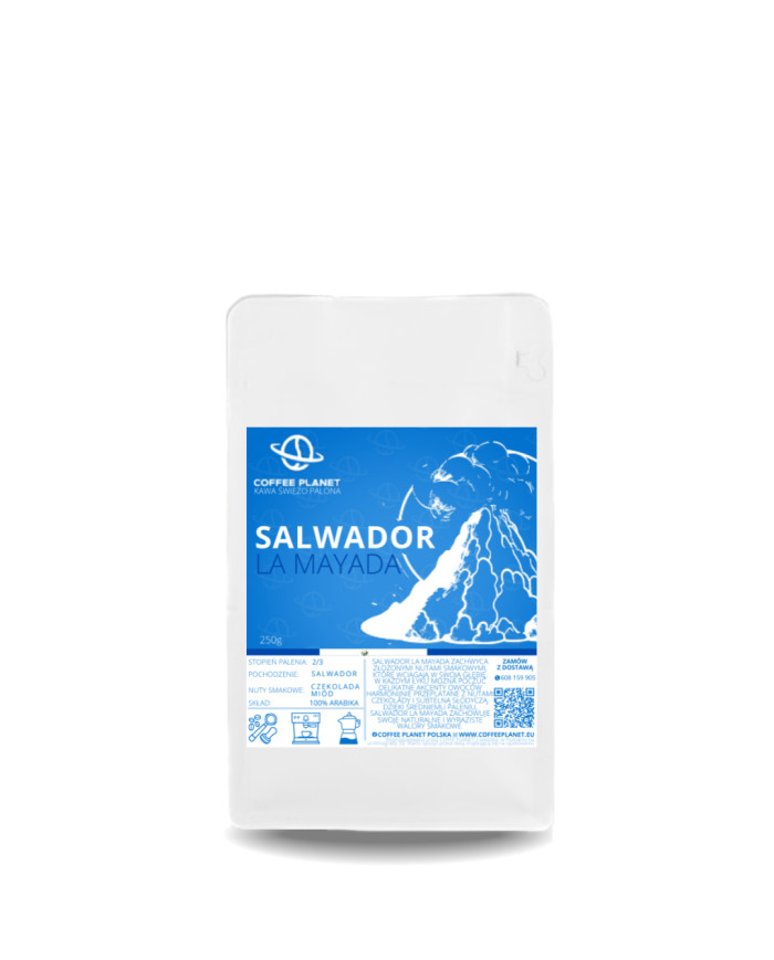 KAWA ŚWIEŻO PALONA SALWADOR 250G