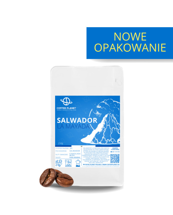 KAWA ŚWIEŻO PALONA SALWADOR 250G