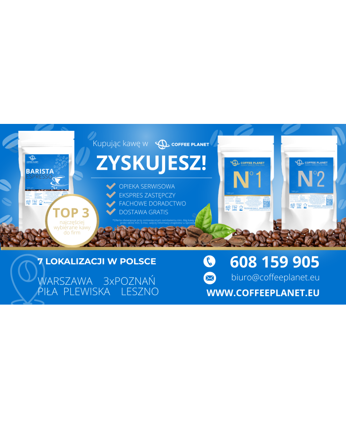 KAWA ZIARNISTA ŚWIEŻO PALONA SUMATRA GAYO 1KG