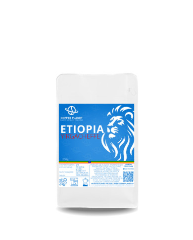 KAWA ŚWIEŻO PALONA ETIOPIA YIRGACHEFFE 250g KAWA ŚWIEŻO PALONA ETIOPIA YIRGACHEFFE 250g
