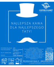 KAWA ŚWIEŻO PALONA 1KG NA DZIEŃ TATY 100% ARABIKI