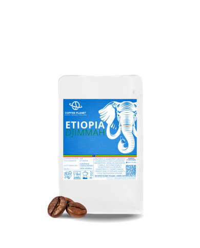 KAWA ŚWIEŻO PALONA ETIOPIA DJIMMAH 250g KAWA ŚWIEŻO PALONA ETIOPIA DJIMMAH 250g