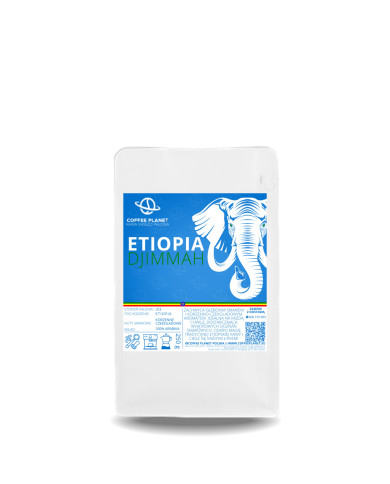 KAWA ŚWIEŻO PALONA ETIOPIA DJIMMAH 250g KAWA ŚWIEŻO PALONA ETIOPIA DJIMMAH 250g