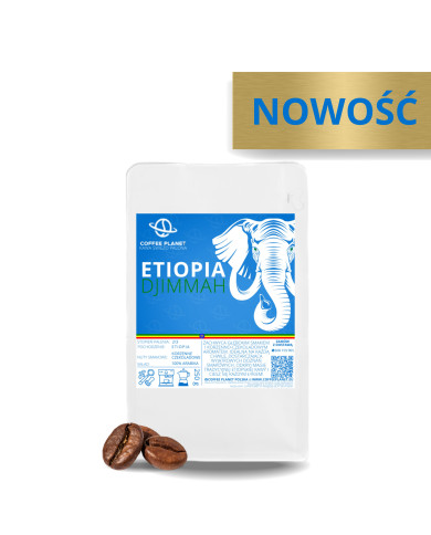 KAWA ŚWIEŻO PALONA ETIOPIA DJIMMAH 250g KAWA ŚWIEŻO PALONA ETIOPIA DJIMMAH 250g