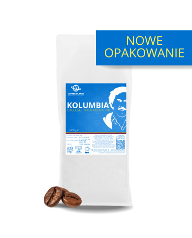 KAWA ŚWIEŻO PALONA KOLUMBIA 1KG KAWA ŚWIEŻO PALONA KOLUMBIA 1KG