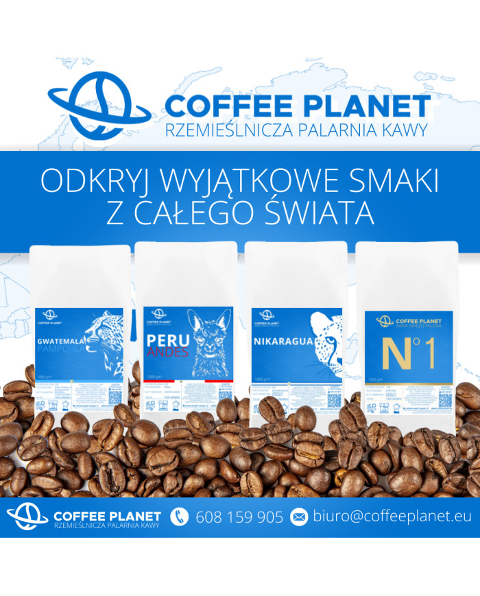 KAWA ŚWIEŻO PALONA KOLUMBIA 1KG