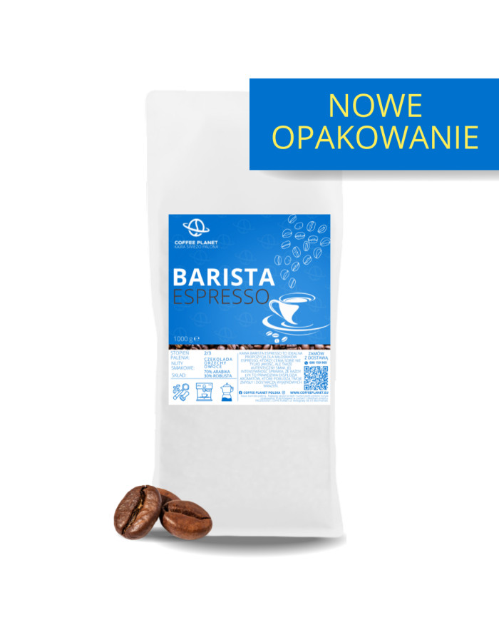 KAWA ŚWIEŻO PALONA BARISTA ESPRESSO 1KG