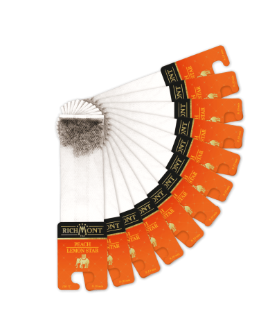 Zestaw Richmont Peach Lemon 12 Saszetek + Szklanka Richmont Ice Zestaw Richmont Peach Lemon 12 Saszetek + Szklanka Richmont Ice