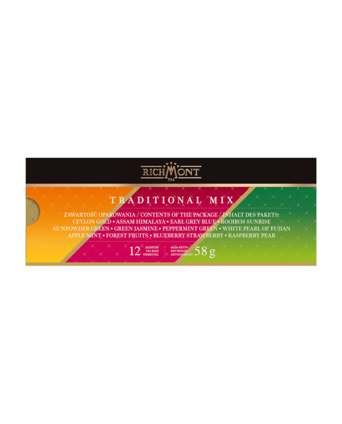 Zestaw Herbata Richmont Mix Traditional + Szklanka Richmont Hot