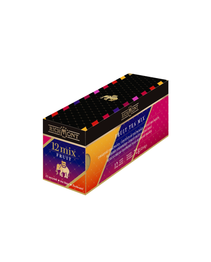 Zestaw Herbat Owocowych Richmont Fruit Mix + Szklanka Richmont Hot