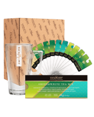 Zestaw Mix Zielonych i Białych Herbat Richmont + Szklanka Richmont Hot