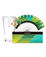 Zestaw Mix Zielonych i Białych Herbat Richmont + Szklanka Richmont Hot