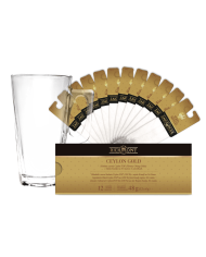 Zestaw Mix Zielonych i Białych Herbat Richmont + Szklanka Richmont Hot