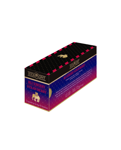 Zestaw Richmont Blueberry Strawberry 12 Saszetek + Szklanka Richmont Hot Zestaw Richmont Blueberry Strawberry 12 Saszetek + Szklanka Richmont Hot