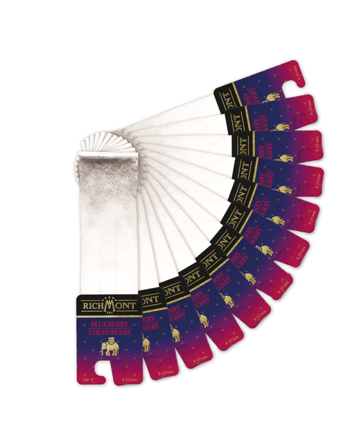 Zestaw Richmont Blueberry Strawberry 12 Saszetek + Szklanka Richmont Hot