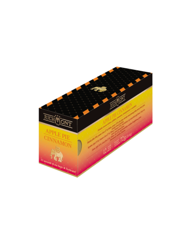 Zestaw Richmont Apple Pie Cinnamon 12 Saszetek + Szklanka Richmont Hot Zestaw Richmont Apple Pie Cinnamon 12 Saszetek + Szklanka Richmont Hot