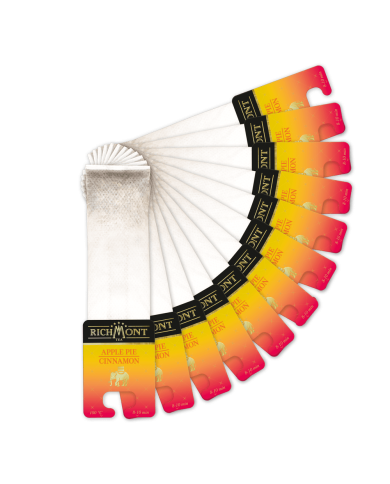 Zestaw Richmont Apple Pie Cinnamon 12 Saszetek + Szklanka Richmont Hot Zestaw Richmont Apple Pie Cinnamon 12 Saszetek + Szklanka Richmont Hot