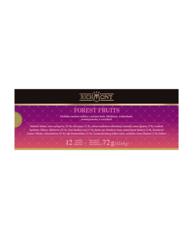 Zestaw Richmont Forest Fruits 12 Saszetek + Szklanka Richmont Hot Zestaw Richmont Forest Fruits 12 Saszetek + Szklanka Richmont Hot