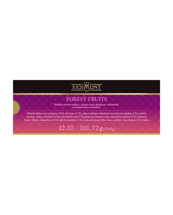 Zestaw Richmont Forest Fruits 12 Saszetek + Szklanka Richmont Hot
