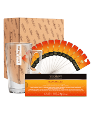 Zestaw Herbata Richmont Mango Maui 12 Saszetek + Szklanka Richmont Hot