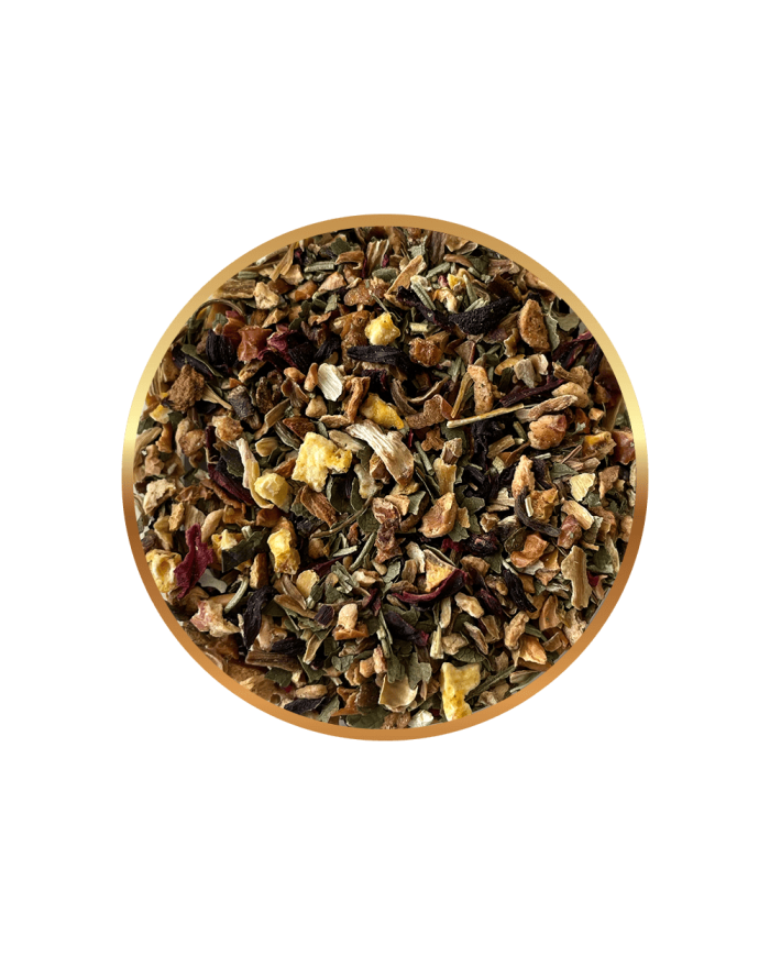 Zestaw Herbata Richmont Rosemary Orange 12 Saszetek + Szklanka Richmont HOT